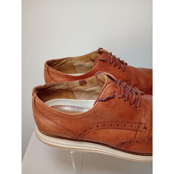 Cole Haan Mens Original Grand Shortwing Oxford Woodbury Ivory Size 8 main image 4